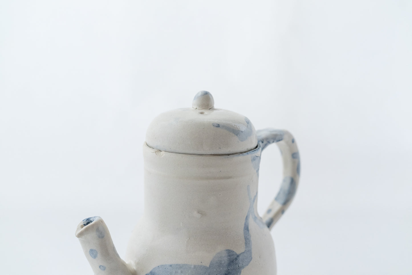 Clumsy-shaped teapot